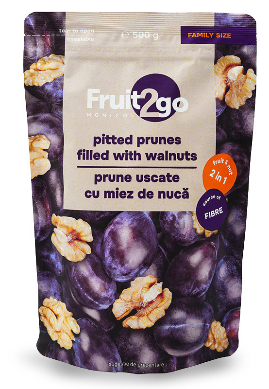 Prune uscate cu miez de nucă